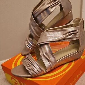 Gabriella Rocha Metallic Wedges